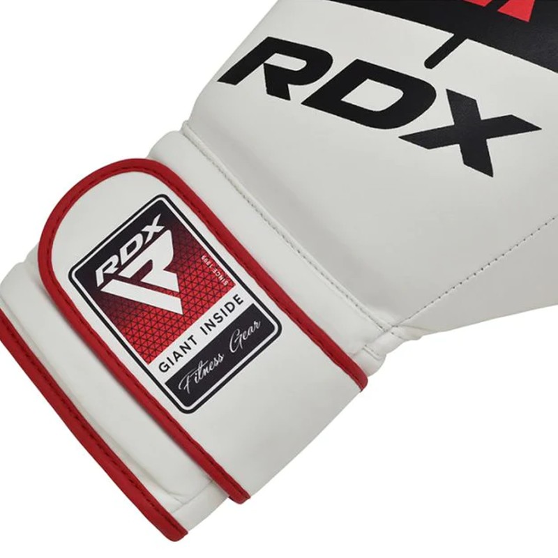 RDX Sports Ego F7 Red/White Boxing Gloves Gloves.co.uk